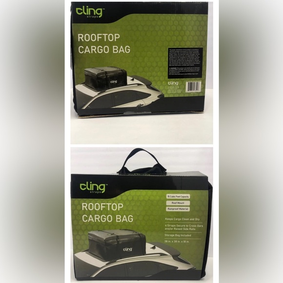 Cling Other - ROOFTOP CARGO BAG Cling Straps NEW UNOPENED 38"x38"x18"